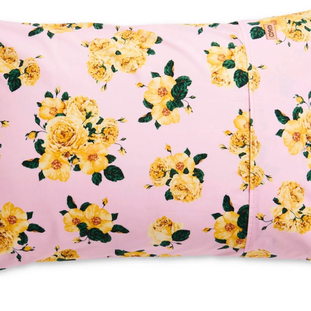 ROSIE POSIE COTTON PILLOWCASES (2)